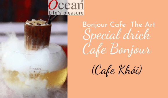 review đồ uống Bonjour cafe the art