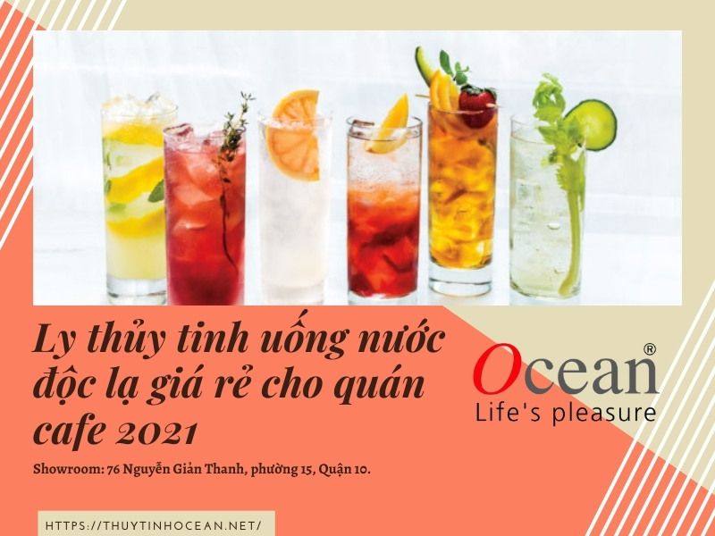 Ly Thủy Tinh Uống Nước Độc Lạ Giá Rẻ Cho Quán Cafe 2021