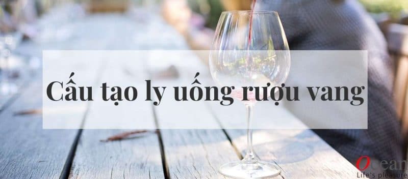 cấu tạo ly uống rượu vang