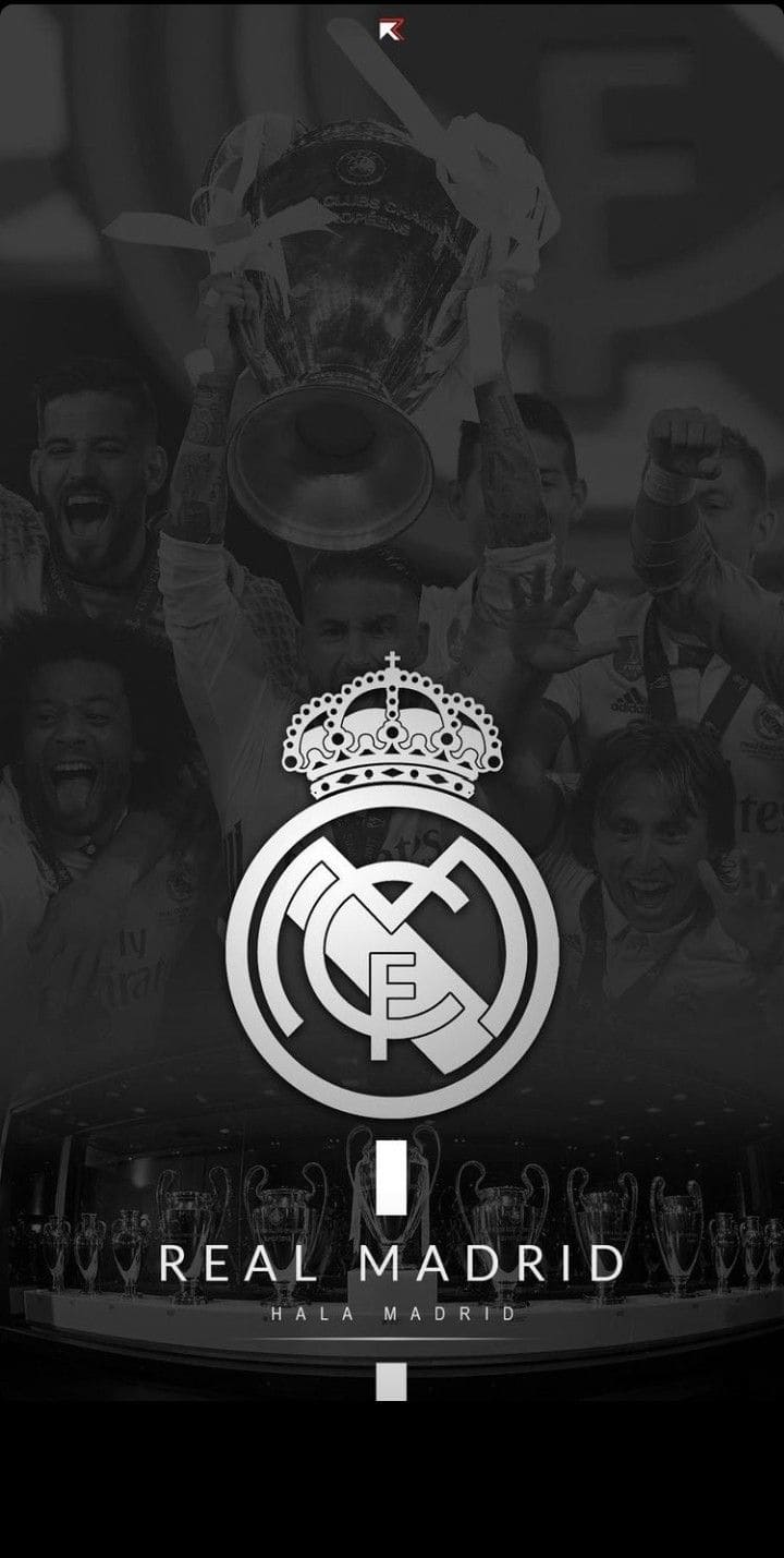 Real Madrid champions realmadrid league black HD phone wallpaper   Pxfuel