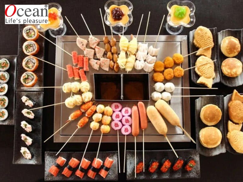 17. Nhà hàng Xiên Que – Buffet sushi quận Phú Nhuận gọi món không giới hạn