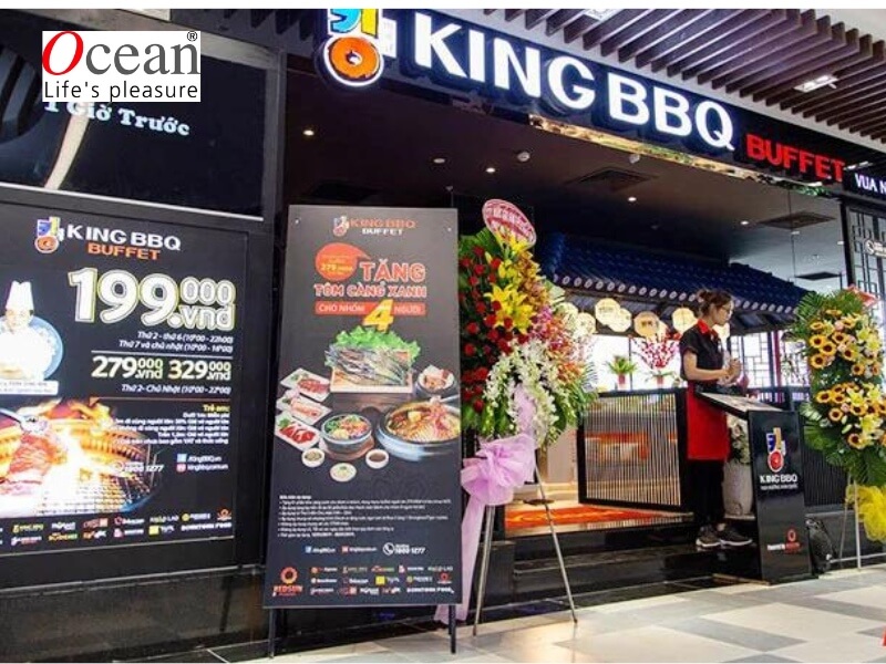 2. King BBQ - Chuỗi cửa hàng buffet thịt nướng Hàn Quốc