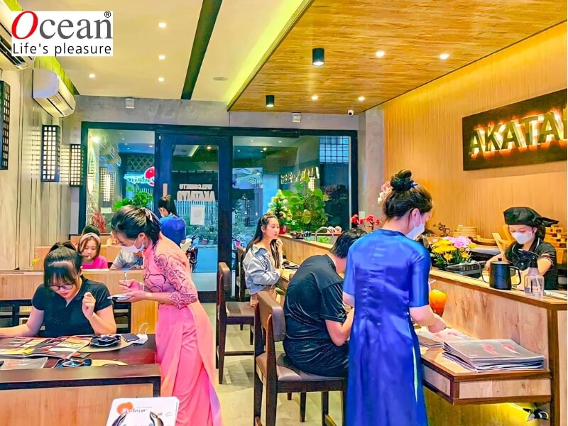 4. Sushi Akataiyo - Quán buffet sashimi đúng chuẩn Nhật Bản 