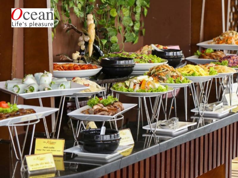 Cách đặt bàn tại nhà hàng buffet