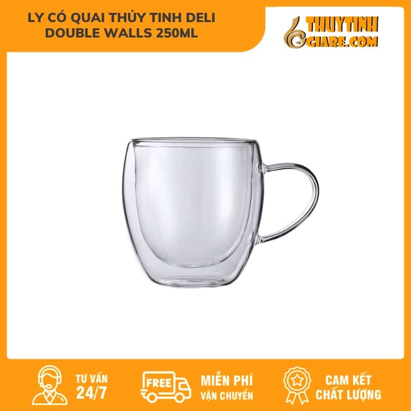 Ly thủy tinh 250ml deli