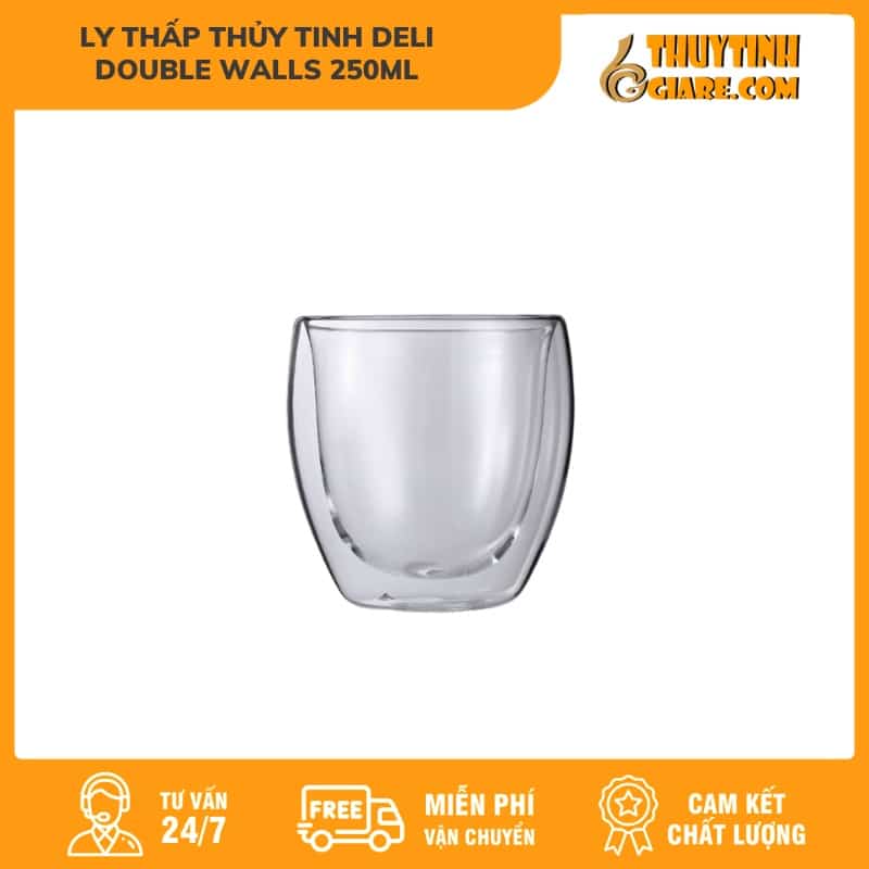 Ly thủy tinh 250ml deli