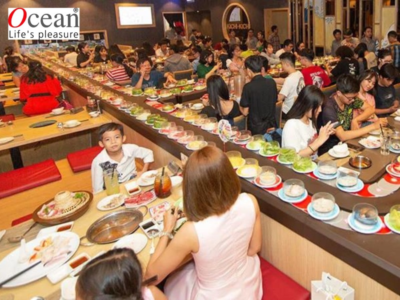 Kichi Kichi - Chuỗi buffet lẩu băng chuyền phong cách Nhật Bản